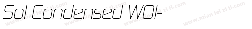 Sol Condensed W01字体转换